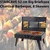 STARCAVE 52 cm Big Briefcase Charcoal Barbeque Grill with 8 Skewers