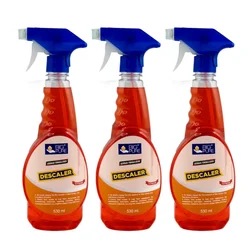 3 Pack of BIG Pure (530ml x 3pcs) Industrial Descaler Supreme to Remove Oil Stains, Rust, Lime Scales