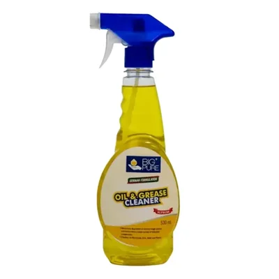 BIG Pure 530 ml Industrial Oil & Grease Cleaner for Kitchen, Gas Stove, Oily Grill, Oily Exhaust Fan