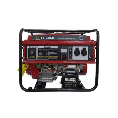 SS Gold 5500W Semi Silent Portable Petrol Generator (SS6000)