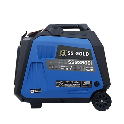 SS GOLD 3.5 KVA Portable Inverter Generator Silent Petrol Engine for Home and Camping (SSG3500i)