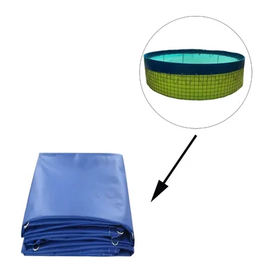 ZN GLOBAL NATION 550 GSM 2 Diameter Tarpaulin Sheet for 4500 liter Biofloc Fish Tank