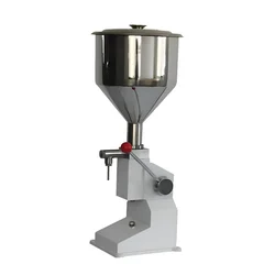 A03 Manual 5-50 ml Volume Piston Essential Oil Cosmetics Lotion, Cream, Paste, Lip Gloss Cosmetic Filling Machines