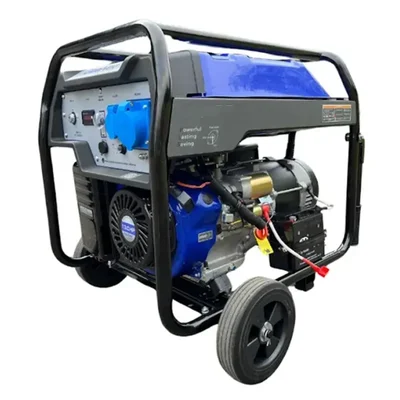 Premium Quality 5.5 KVA 398 cc Recoil & Self Start Single Phase Portable Petrol Generator