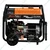 GeeNex 5.5 KVA Single Phase 420 CC Electric Start Petrol Generator with 28L Tank Capacity (GN-5500E), 1 Year Warranty