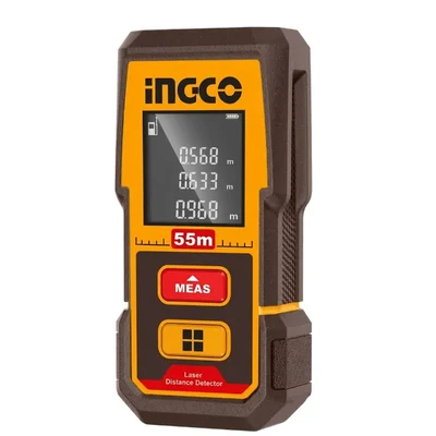 INGCO 55m Laser Distance Detector 635nm Class 2 Area Volume Pythagorean Measure HLDD05086