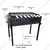 STARCAVE Charcoal 56 cm Standing Barbeque Grill with 7 Skewers