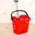 Bigapple Liter Capacity Pack Of 5 Heavy Weight King Shopping Basket with Wheels and Aluminium Handle | BA-Basket56L