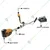 Vi-Power Gold VI-BC5626, 58V Cordless Brush Cutter with Accessories | 0.8 kW Battery Operated Grass Trimmer