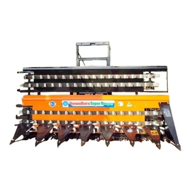 Vasundhara 6 Crop Divider 5 Belt Reaper Attachment for 30 HP Tractor, VKY-TMCR-65F