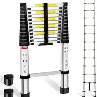 ProHome 5 Meter 13 Step Portable And Ultra Stable Telescopic Aluminium Ladder With 5 Year Warranty (NEXUS LADDER 5M)