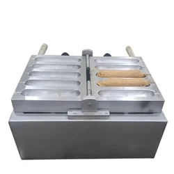 Commercial Gas Operated 5 Pcs Egg Sausage Roll Maker Machine