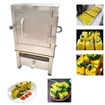 Heavy Duty Stainless Steel 304 Gas Operated 5 Tray Dhokla Making Machine