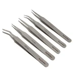 Toolstar - Set of 5 Assorted Tweezers(TS-5pc)