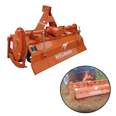 Wegman Regular Plus 5 Feet Multispeed Rotavator with 36 blades Suitable for 35 HP to 50 HP Tractors(Type-Gear Box - Single Speed)