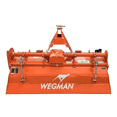 Wegman 5 Feet Regular Plus Rotavator with 42 Blades Suitable for 45 HP to 60 HP Tractor (Type-Gear Box - Multi Speed)