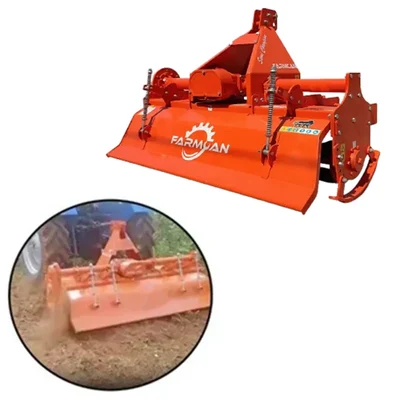 Farmcan Regular Plus 5 Feet Rotavator with 36 blades Suitable for 35 HP to 50 HP Tractors(Type-Single Speed)