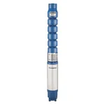 Crompton 5Hp 5 Stage V6 Water Filled Three Phase Submersible Pump, 65mm Outlet, 197ft Head (6W5R5DU-65) - 1 Year Warranty