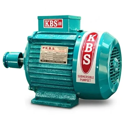 KBS 5Hp Single Phase 1440 RPM Foot Mounted Copper Winding AC Induction Motor With 3" Pulley