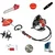 Heavy Duty 2 Stroke 52cc Backpack 5 in 1 Multi Attachment Backpack Brush Cutter With Chainsaw & Round Tiller Attachment
