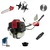 Heavy Duty 2 Stroke 52cc 5 in 1 Multi Attachment Sidepack Brush Cutter With Chainsaw & Round Tiller Attachment