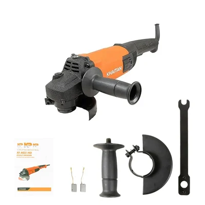 Khaitan 125mm (5") 1800 Watt Angle Grinder With 3-Position Side Handle, 9500 RPM (KI AG5 HD)