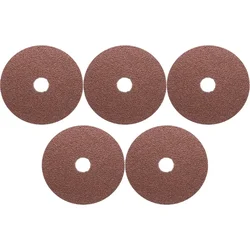 Heavy Duty 5 inch Fiber Disc for Angle Grinding Metal & Wood(Pack-5 Pcs)