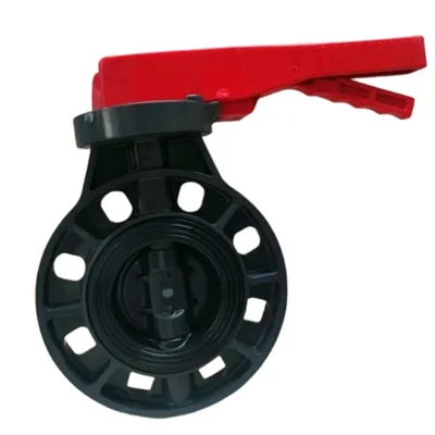 WaterSun 5 Inch PVC Butterfly Valve for Irrigation use, water treatment, chemical processing