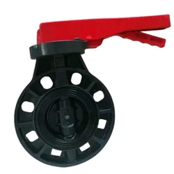 WaterSun 5 Inch PVC Butterfly Valve for Irrigation use, water treatment, chemical processing