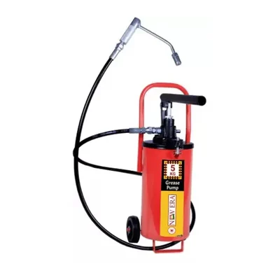 New Era 5 Kg Hand Operated ELGI Type Grease Pump With Wheels