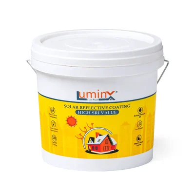 LuminX 5 KG White Heat Reflective Thermal Insulation Eco Roof Paint High SRI LX5