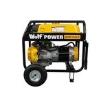 Wolf Power 5.5kVA Petrol Generator 13HP 100% Copper Wheel Mounted Self Start Power Plant (WPB7510LR)