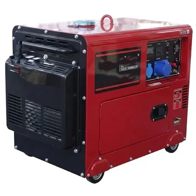 Premium Quality Silent Type Diesel Generator 5.0kVA 456CC 10HP Electric Start 15L Fuel Tank with VFT Meter