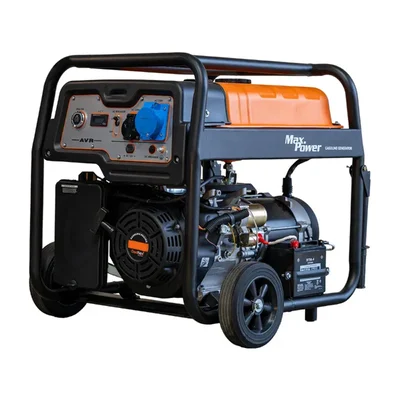 Premium Quality 5.5 KVA Single Phase 420 CC Electric Start Petrol Generator with 28L Tank Capacity