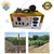 Khetpal 5 KV Solar Zatka Machine for 10 Acres Area with Solar Panel, Battery, Siren, Cables, and Connectors (1 Year Warranty)