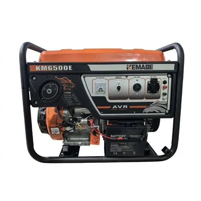 Premium Quality 5.0kW-5.5kW Gasoline Generator 190F Engine Copper Wire Electric Start with Wheels Handles & Sockets