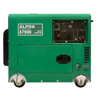 ALPHA 5kW 230V 50Hz Single Phase Electric Start Silent Genset Generator A7900