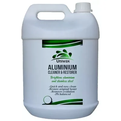 Uniwax 5L Aluminium Cleaner and Restorer To Remove Grease, Dirt and Tough Stains