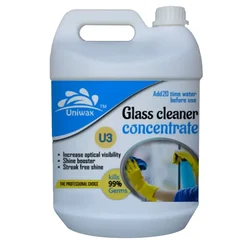 Uniwax 5L U3 Glass Cleaner Concentrate 1:20