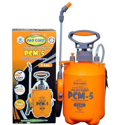 Pad Corp PCM - 5 High Pressure 5L Garden Sprayer for Gardening Use (Pack of 6 Pcs)