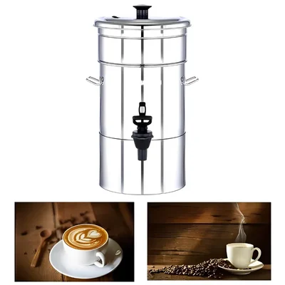 Commercial 5 Liter Manual Coffee Filter Machine with Black Decoction