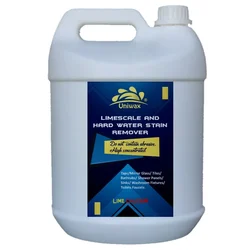Uniwax 5 Liter Limescale And Hard Water Stain Remover for Taps, Mirror Glass, Tiles, Bathtubs, Sinks, Shower Panels
