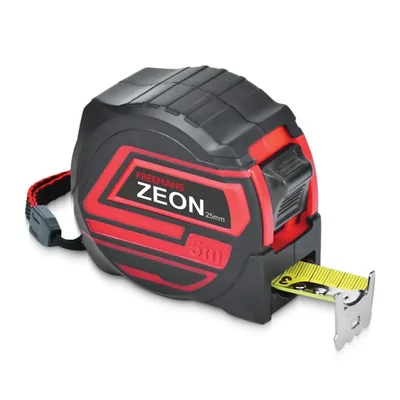 Freemans 5 Meter Steel Pocket Measuring Tape with Nylon Coated Glare-Free Blade & Dual-Action Lock ZN525