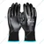 Fortuner Full Dip Nitrile Coated Safety Hand Gloves Black on Black ( 5 Pair )