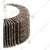 Premium Quality 5 Pcs 50 mm x 25 mm x 6 mm 60 Grit Emery Cloth Grinding Flap Wheel Polish Discs