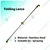 5 Pc Heavy Duty 1.5 to 3.3 Feet Folding 3 Head Lance For Battery Sprayer