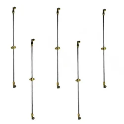 5 Pc Heavy Duty 1.5 to 3.3 Feet Folding 3 Head Lance For Battery Sprayer