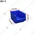 Avsar FPO Bin 5 to 45 - Blue Colour - Pack of 5 pcs - (1 pc each Size)