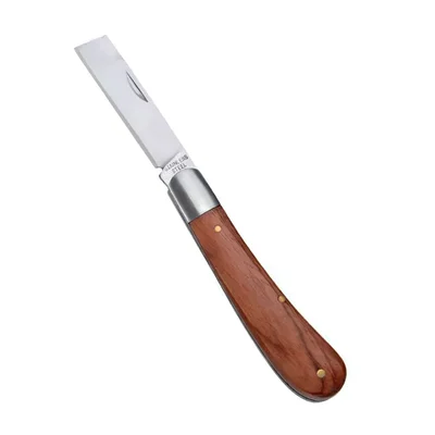 172mm Budding Grafting Knife with Wooden Handle for Gardening (Pack of 5 Pcs)