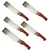5 Pieces of Carbon Steel Harvesting Knife of 450 mm Length